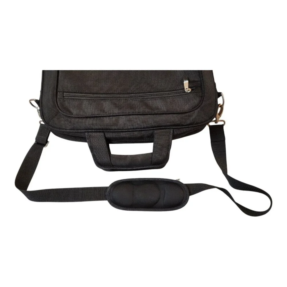 Dell Computer Laptop Briefcase Shoulder Messenger Bag Fits Up To 17